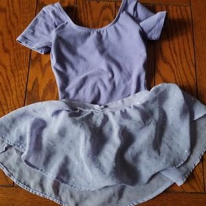 Dance/ Gymnastics Leotard and skirt
